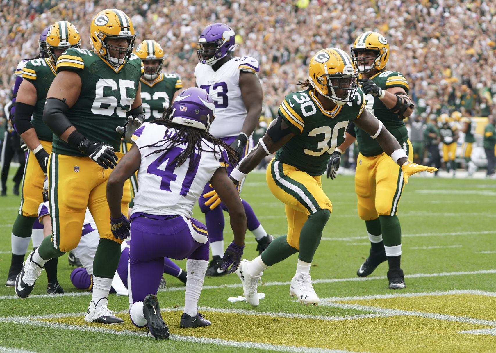 Packers 21, Vikings 16